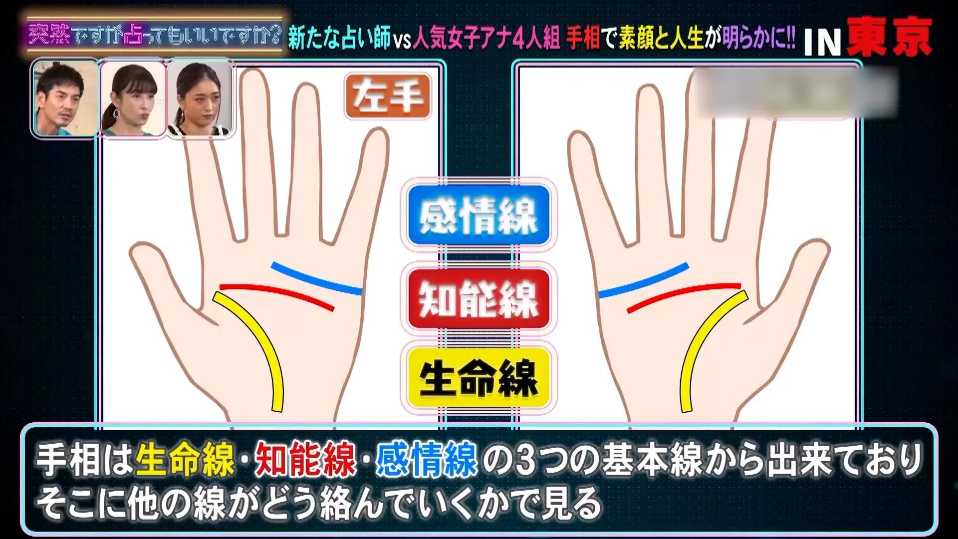 「800人に1人」天下を獲る“レア手相”の持ち主は？中村仁美・大島由香里・竹内由恵・吉田明世を占い鑑定！_bodies