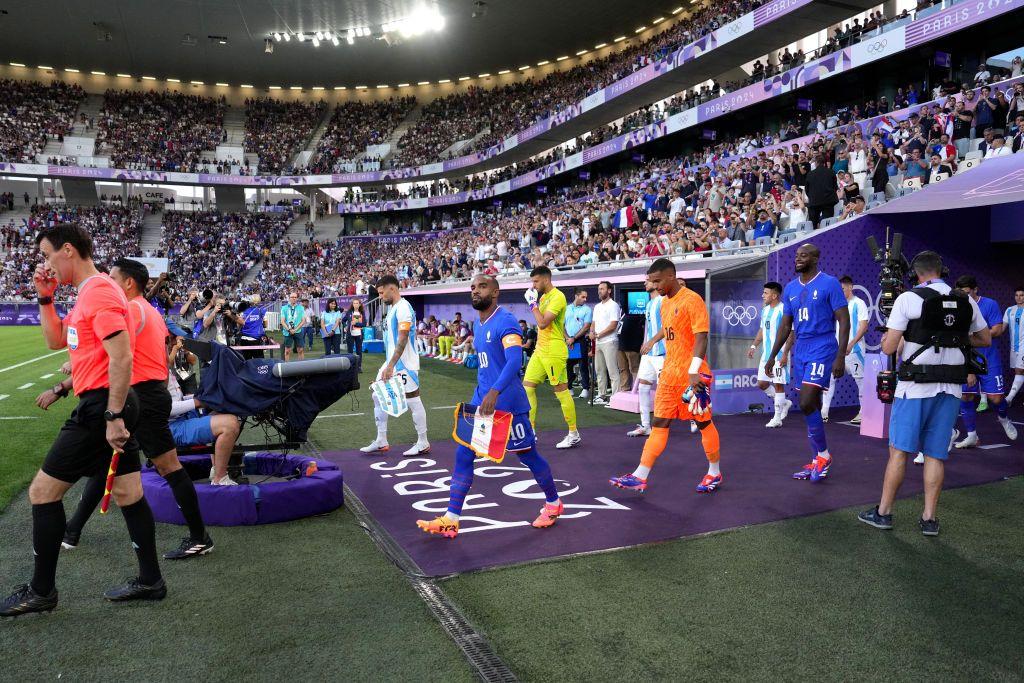 ゲッティパリ五輪 サッカーフランス対アルゼンチン３