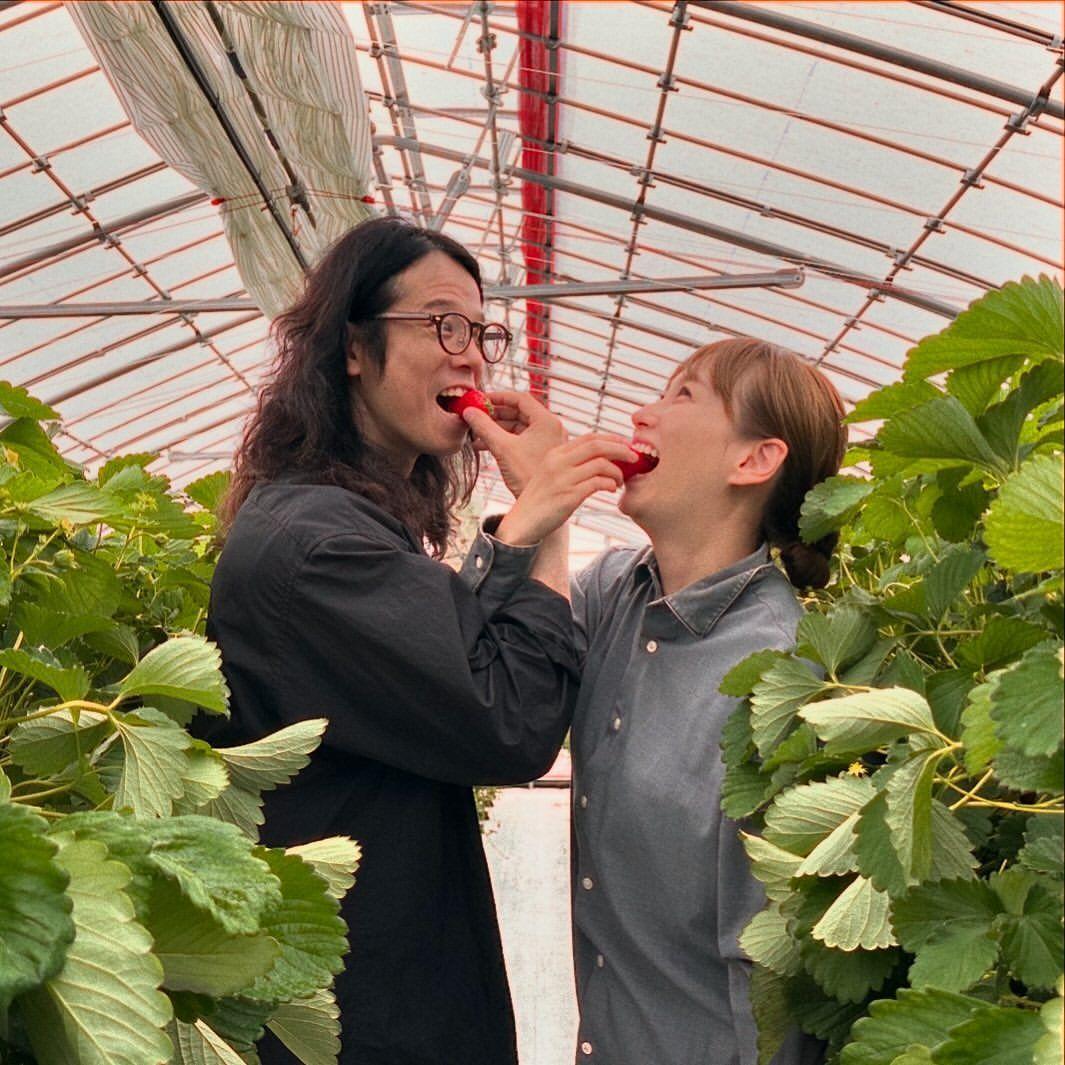 庄司智春 イチゴ狩りで妻・ミキティ(藤本美貴)とラブラブなイチゴの食べ方披露「世界中で流行ります」夫婦仲良し2S公開