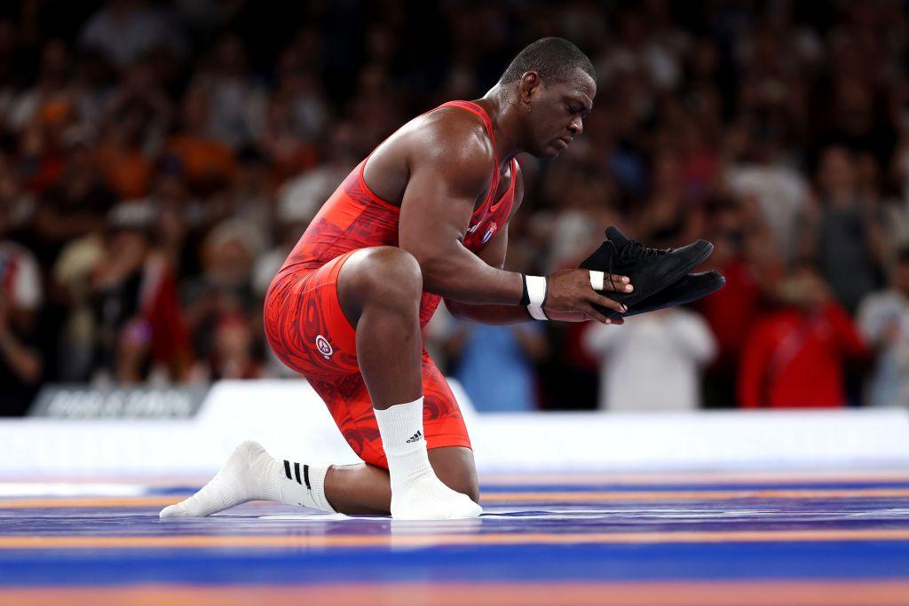 ゲッティパリ五輪レスリング５連覇引退ミハス・ロペスGettyImages-2165581326