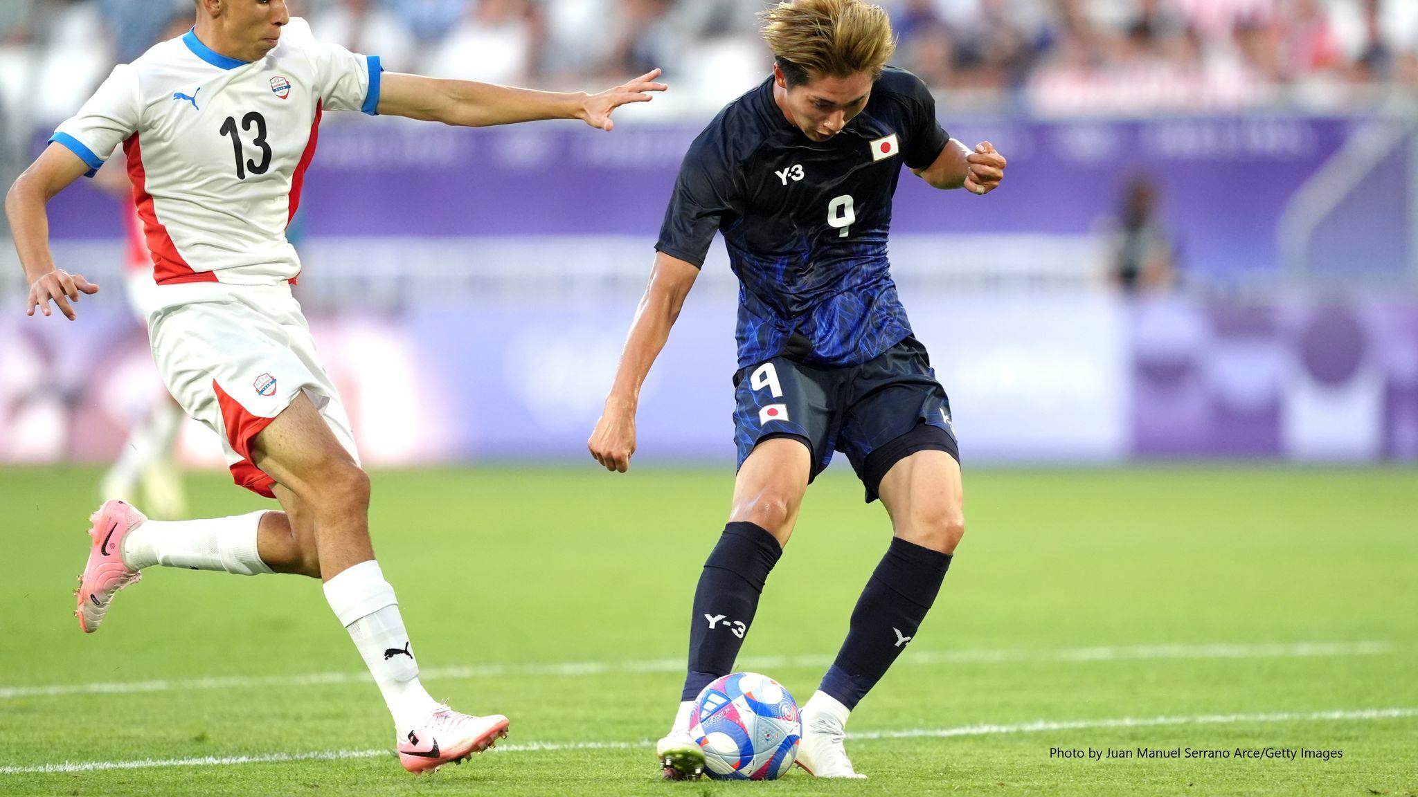 【速報】パリ五輪・サッカー男子日本代表の初戦　パラグアイに5-0で圧勝　三戸舜介が先制点含む2G　途中出場の藤尾翔太も2G