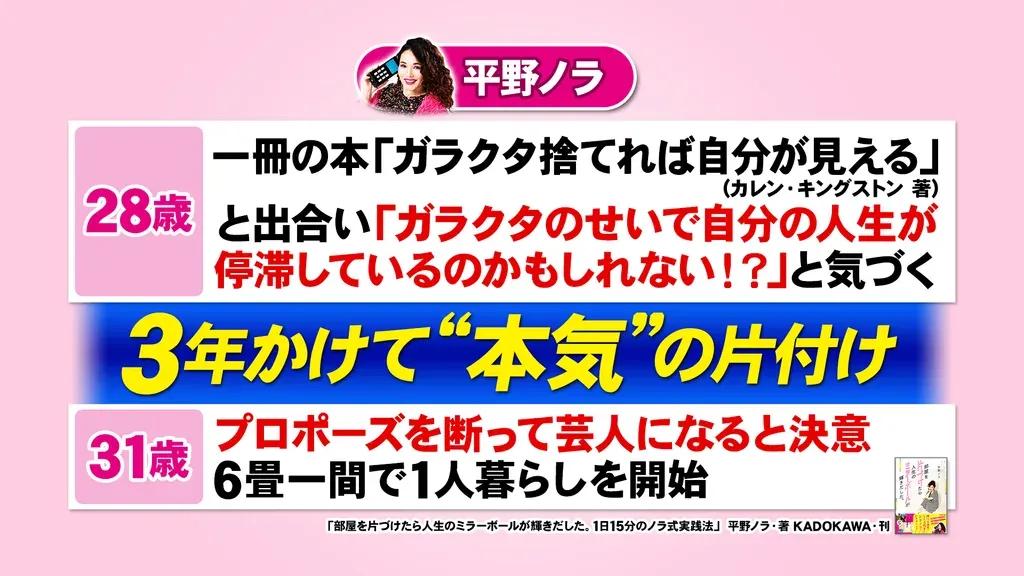 中途半端な自分を“片付ける”！平野ノラの人生を変えた片付けとは？_bodies