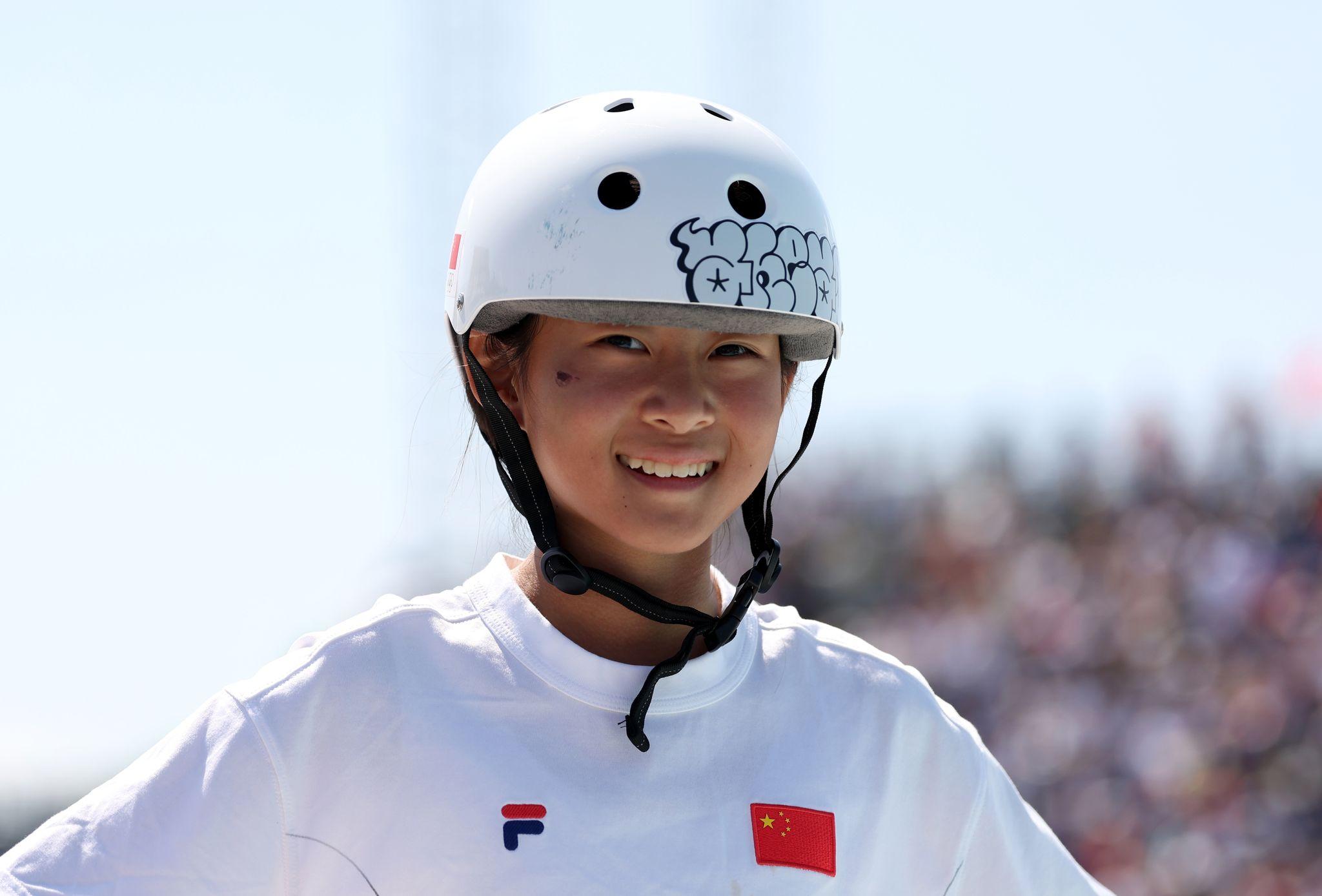 ゲッティパリ五輪スケボー中国11歳GettyImages-2165523575