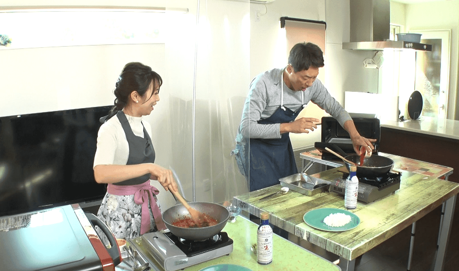 2分半で完成！松岡修造が“断食指導士”のカレー作りに挑戦