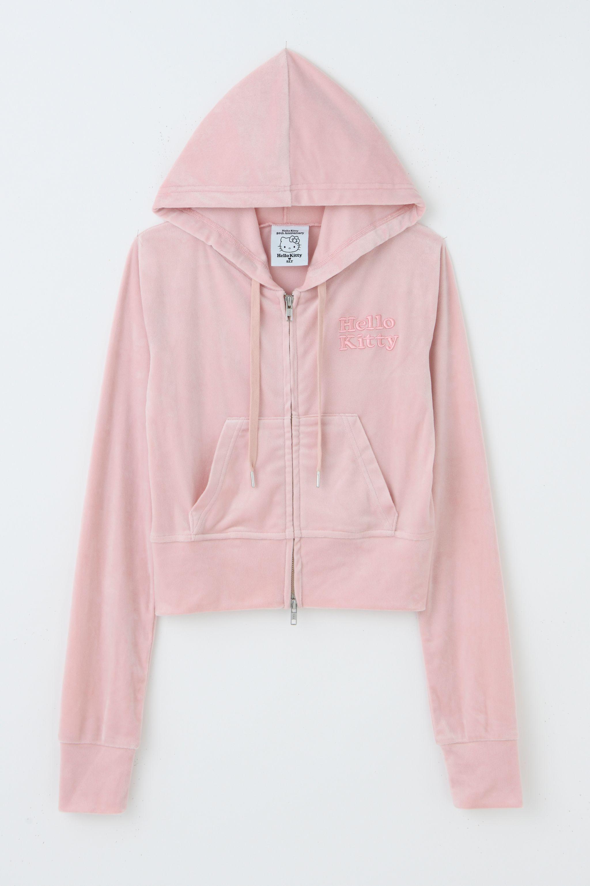 キティ15_HELLO KITTY x SLY VELOUR HOODIE_スライ