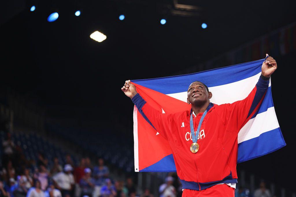 ゲッティパリ五輪レスリング５連覇引退ミハス・ロペスGettyImages-2165591840