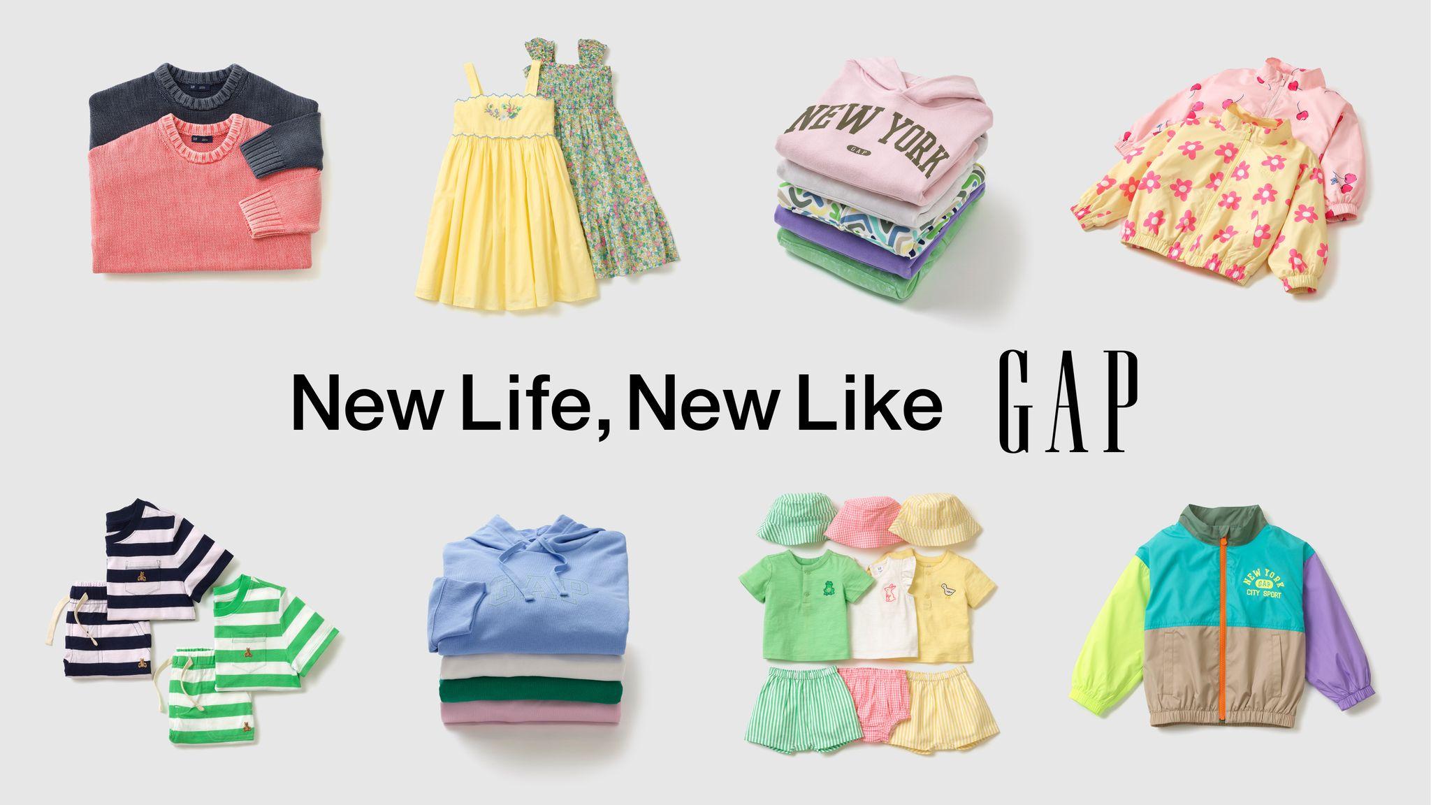 Gapが新生活に向けて新しい「好き」が見つかる春の新作を提案『New Life, New Like』キャンペーンがスタート