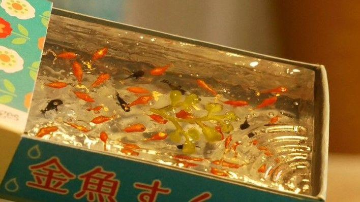 マッチ箱金魚すくい４