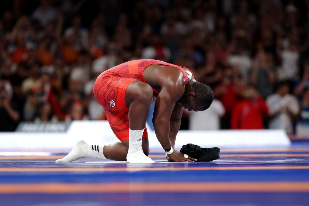 ゲッティパリ五輪レスリング５連覇引退ミハス・ロペスGettyImages-2165582353