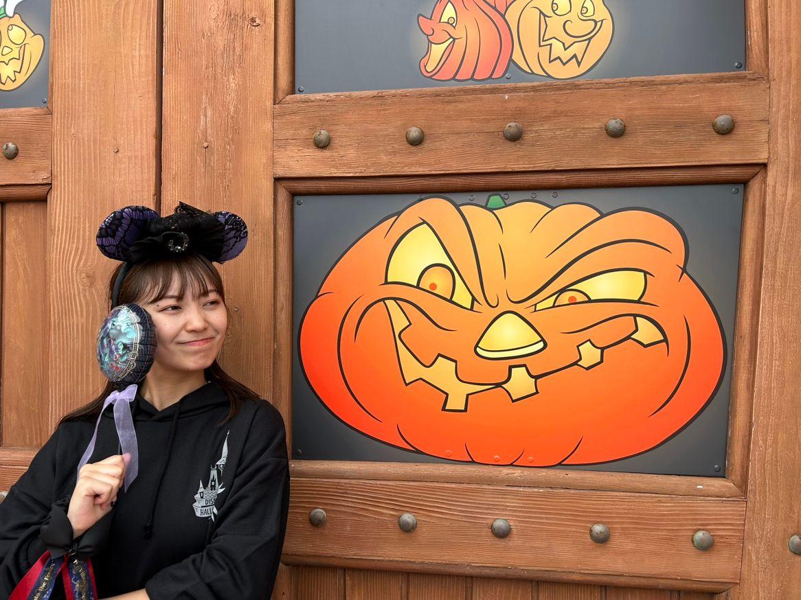 ディズニーハロウィーン トゥーンタウンの装飾