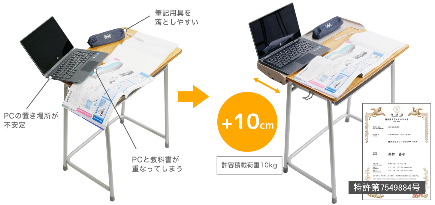 17万台突破！学習環境を改善する「天板拡張くん」をクラスで試してみませんか？