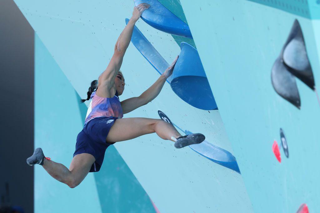 ゲッティパリ五輪　スポーツクライミング野中選手