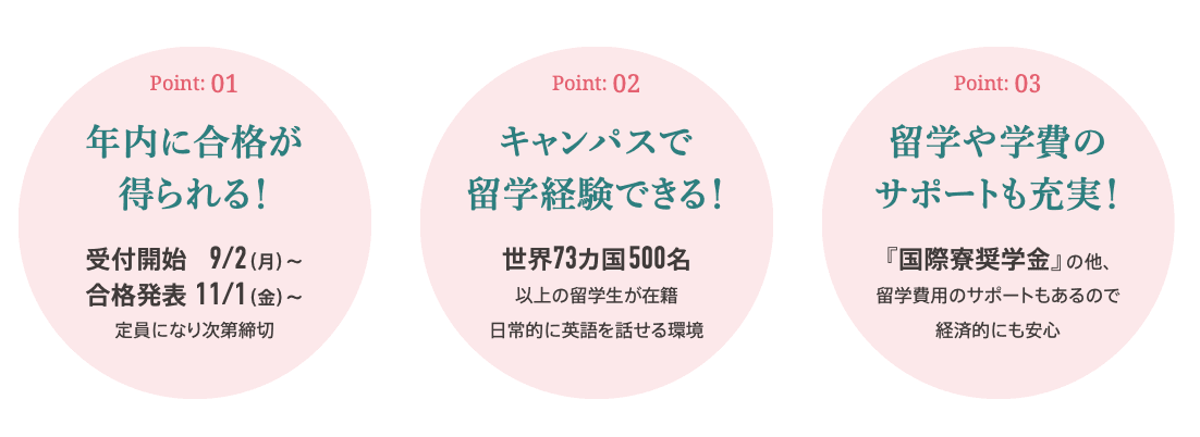 2025年度入試 総合型選抜入試に「女子特別枠入試【国際学部】」を新設