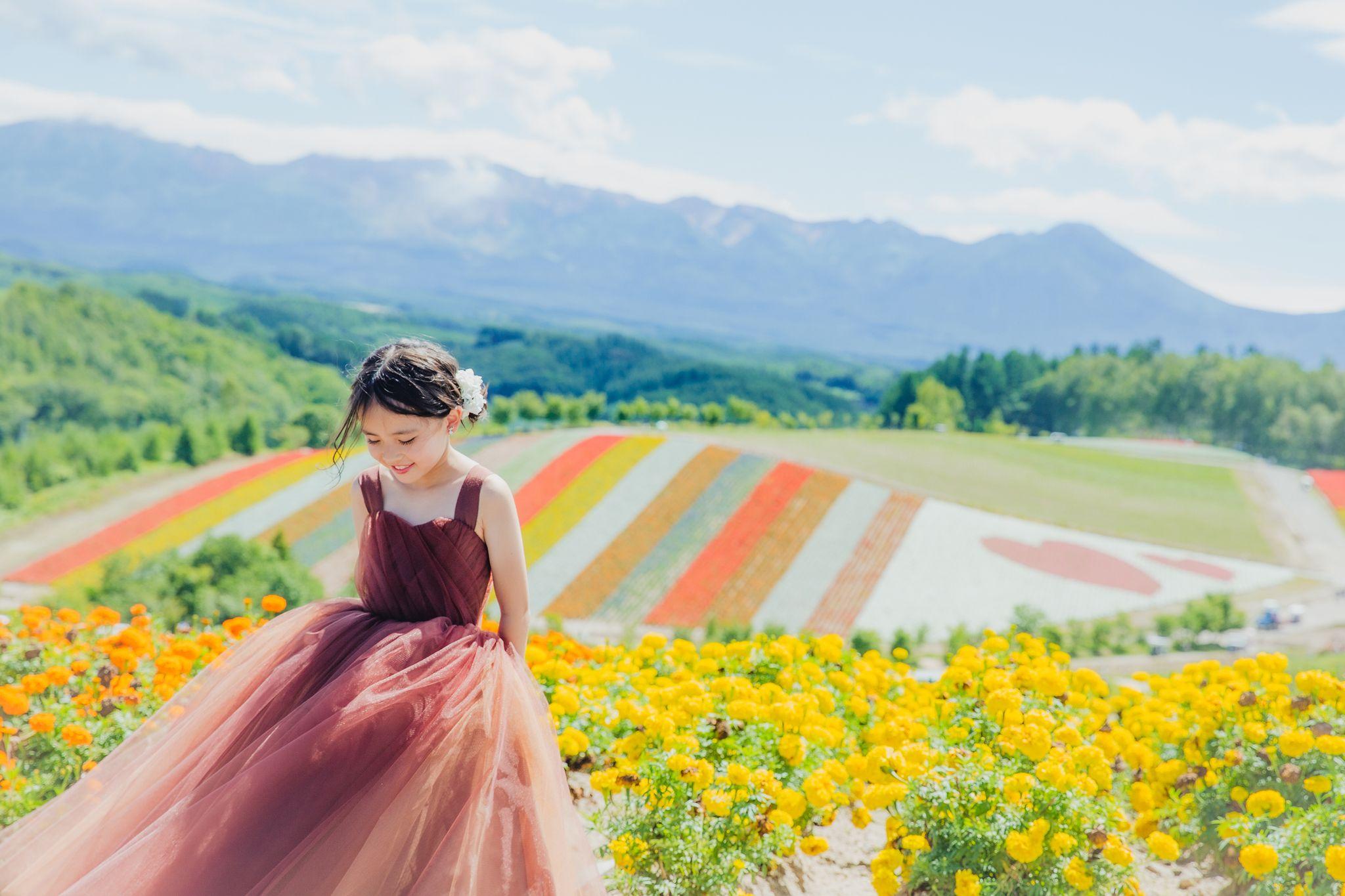 一生に一度の記念をお子様に見せたい景色と共に。人気観光地「四季彩の丘」がキッズロケーションに新登場！