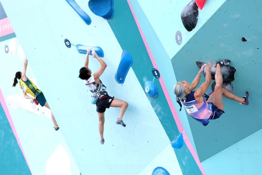 ゲッティパリ五輪　スポーツクライミング野中選手