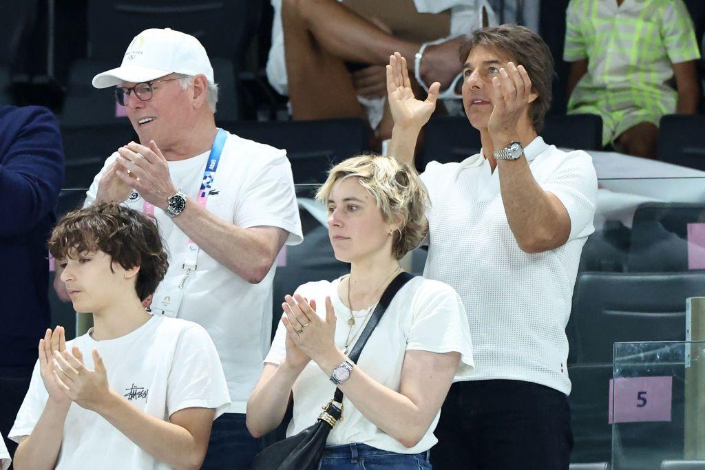 ゲッティパリ五輪トムクルーズ0728体操女子観戦7