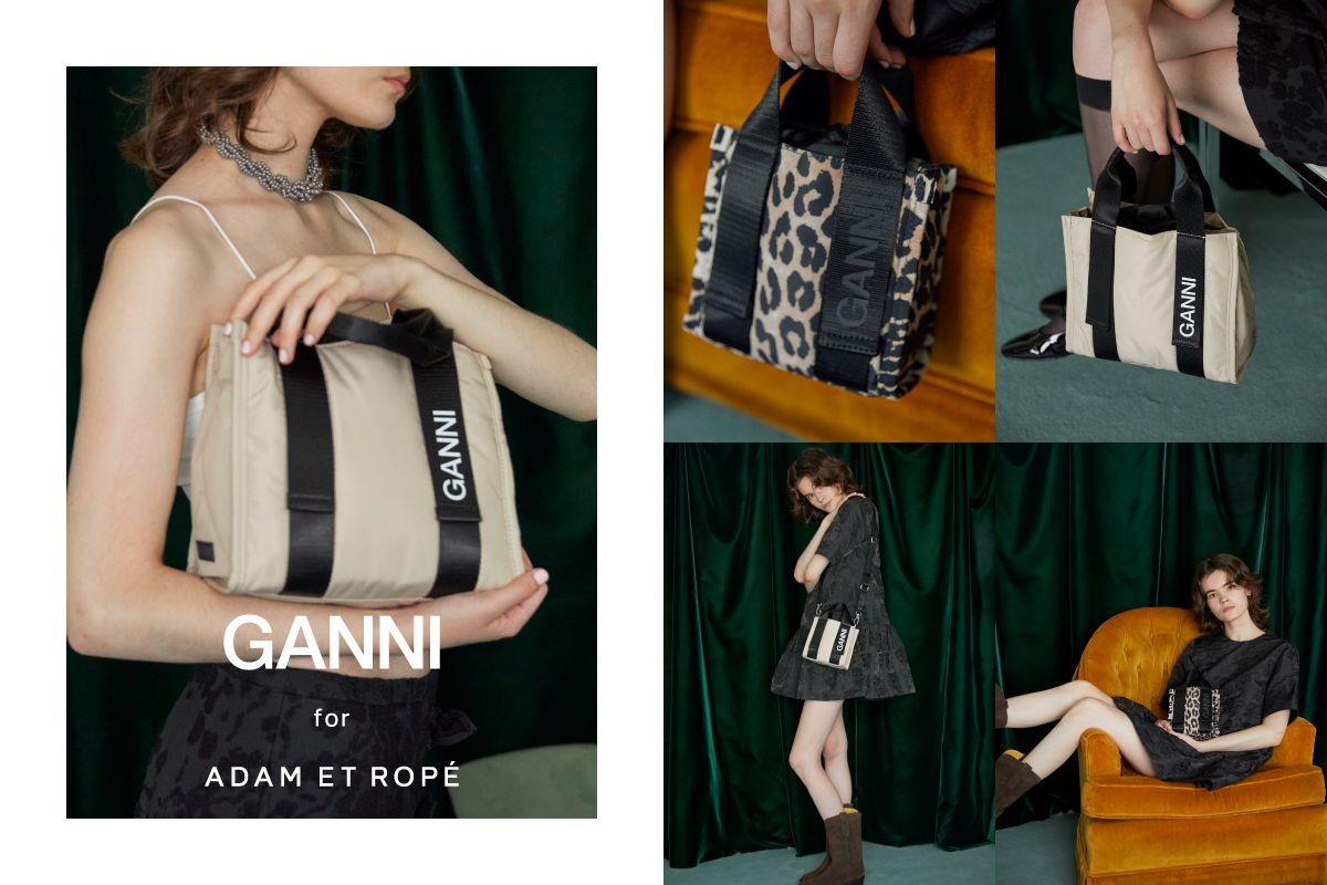 アジアブランドで初となるコラボレーションが実現！GANNI for ADAM ET ROPE'別注バッグが販売開始！