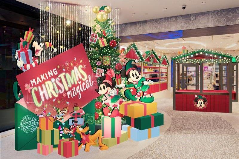 ディズニーストア　クリスマスグッズ