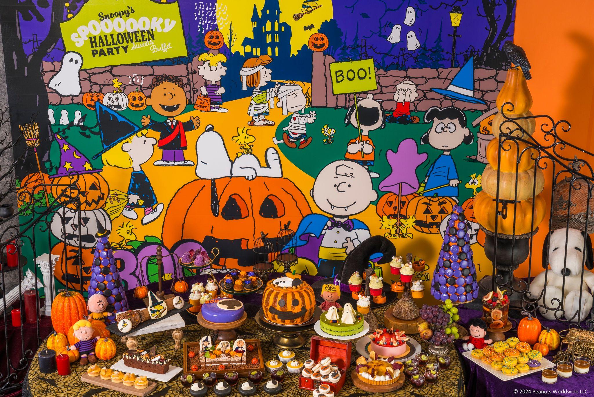 【ヒルトン広島】PEANUTS (ピーナッツ) とのコラボレーションスイーツビュッフェ第2弾『SNOOPY's Spoooooky Halloween Party』