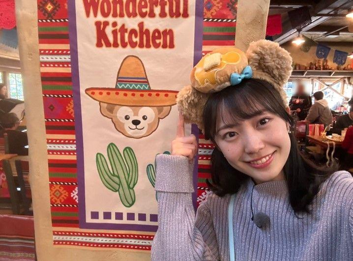 高崎アナ「ダッフィー＆フレンズ・ワンダフルキッチン」店内