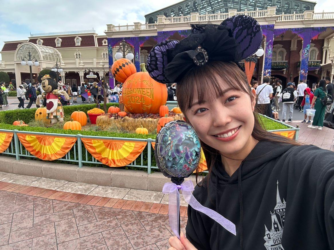 ディズニーハロウィーン　自撮り