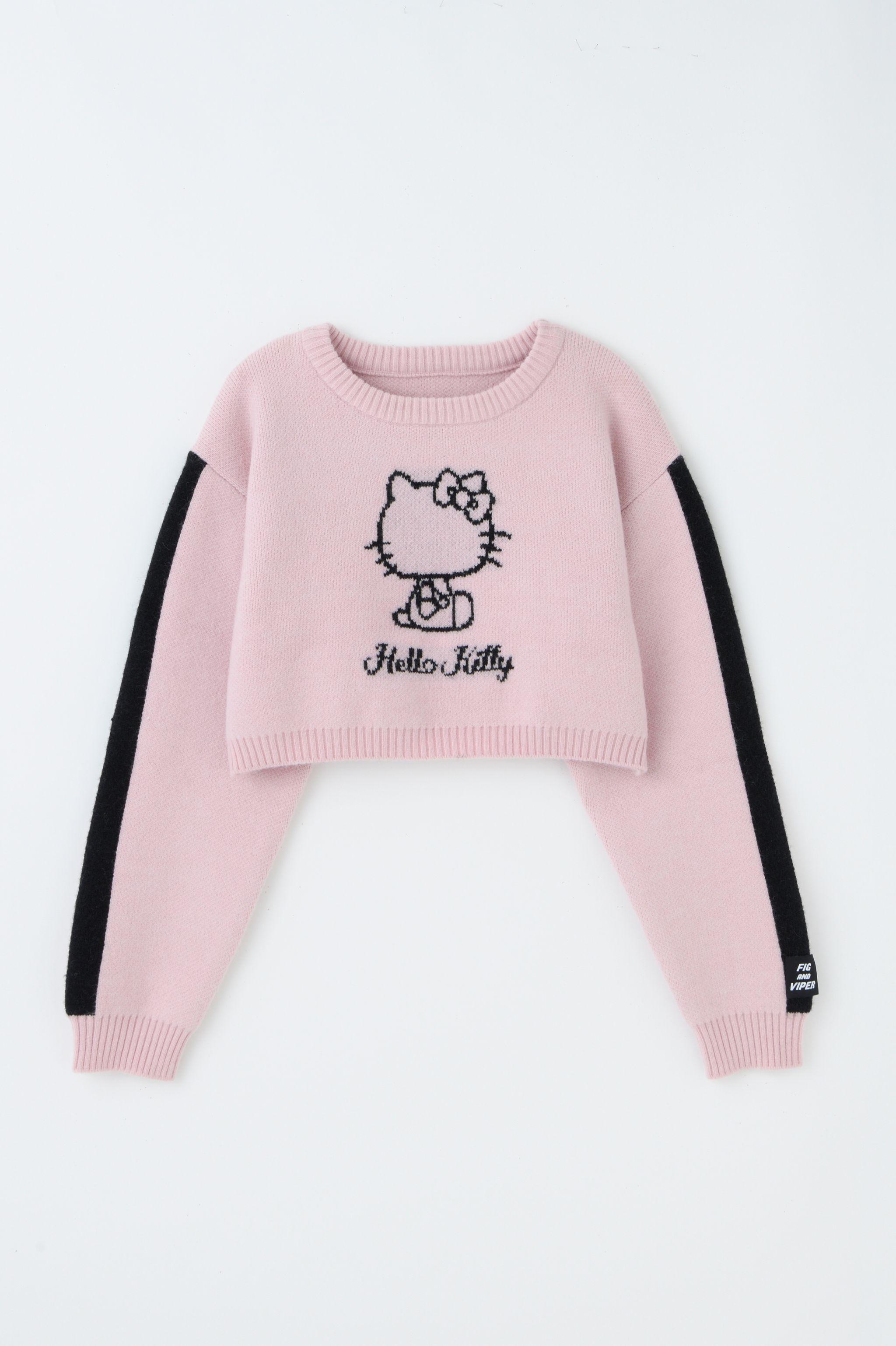 キティ21_HELLO KITTY ショートニットTOP_フィグアンドヴァイパー