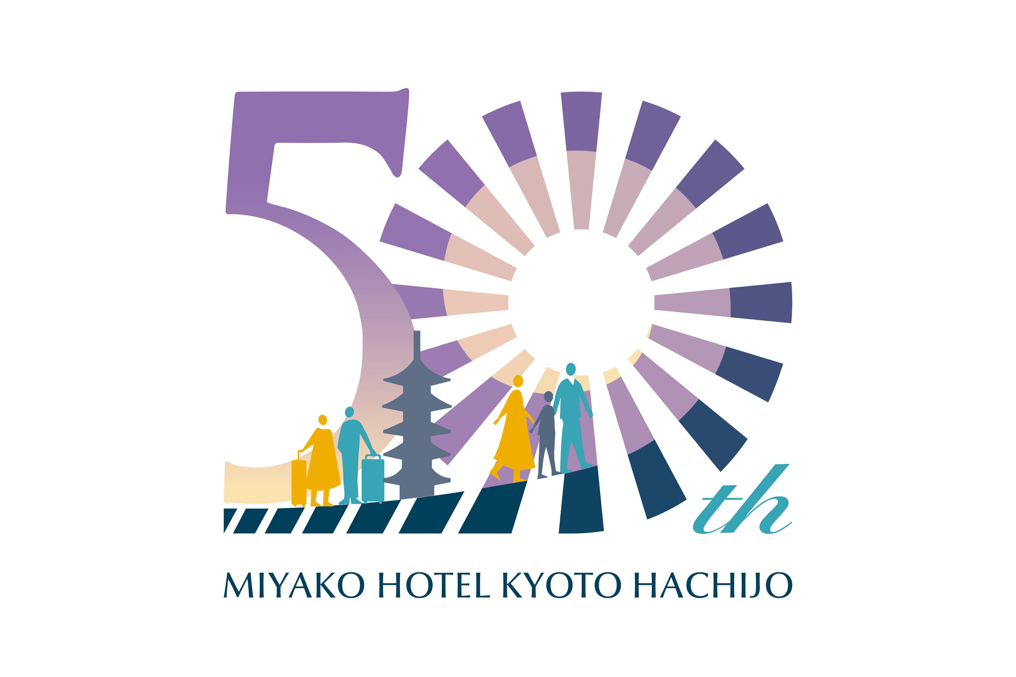 【都ホテル 京都八条×京都市立芸術大学】産学連携によりホテル開業50周年ロゴマーク決定！