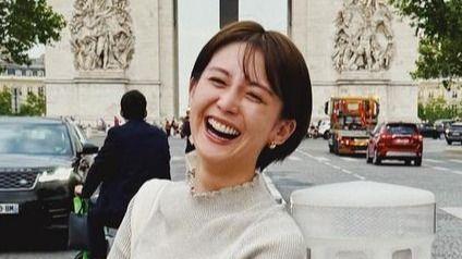 フジ宮司愛海アナ 33歳の誕生日にパリの街でオシャレ写真  東京五輪に続きオリンピック取材中「なんて恵まれた人生」