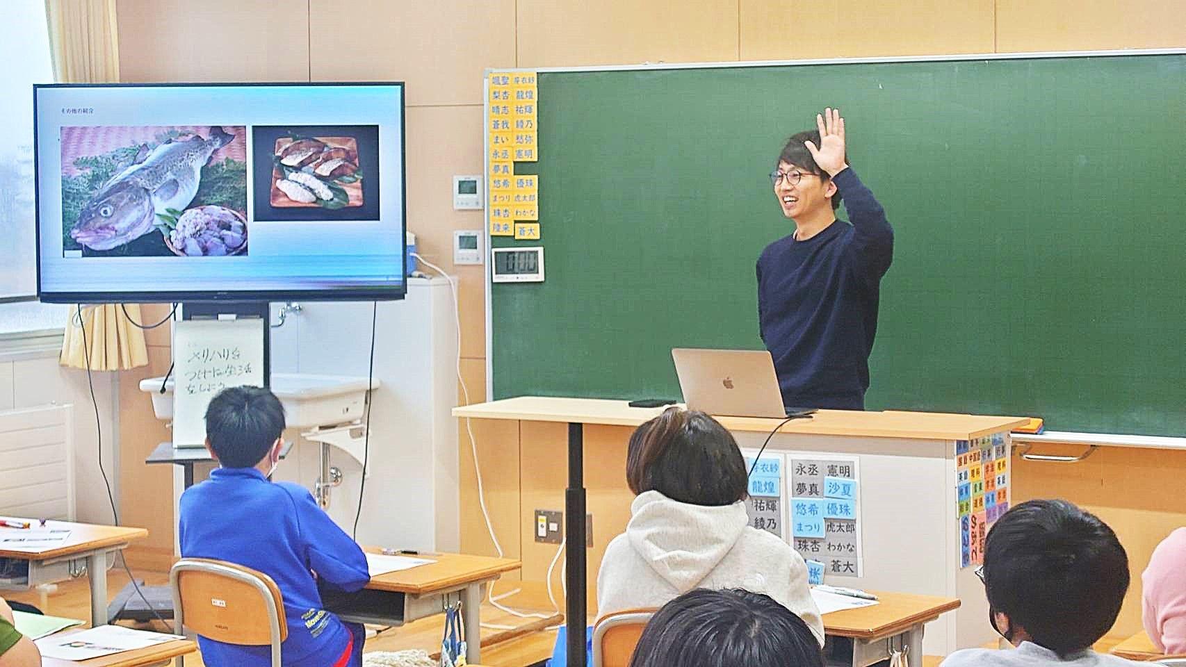 イミュー代表が北海道「白糠学園」「白糠高校」で漁業と地域ブランディングに関する特別授業を実施