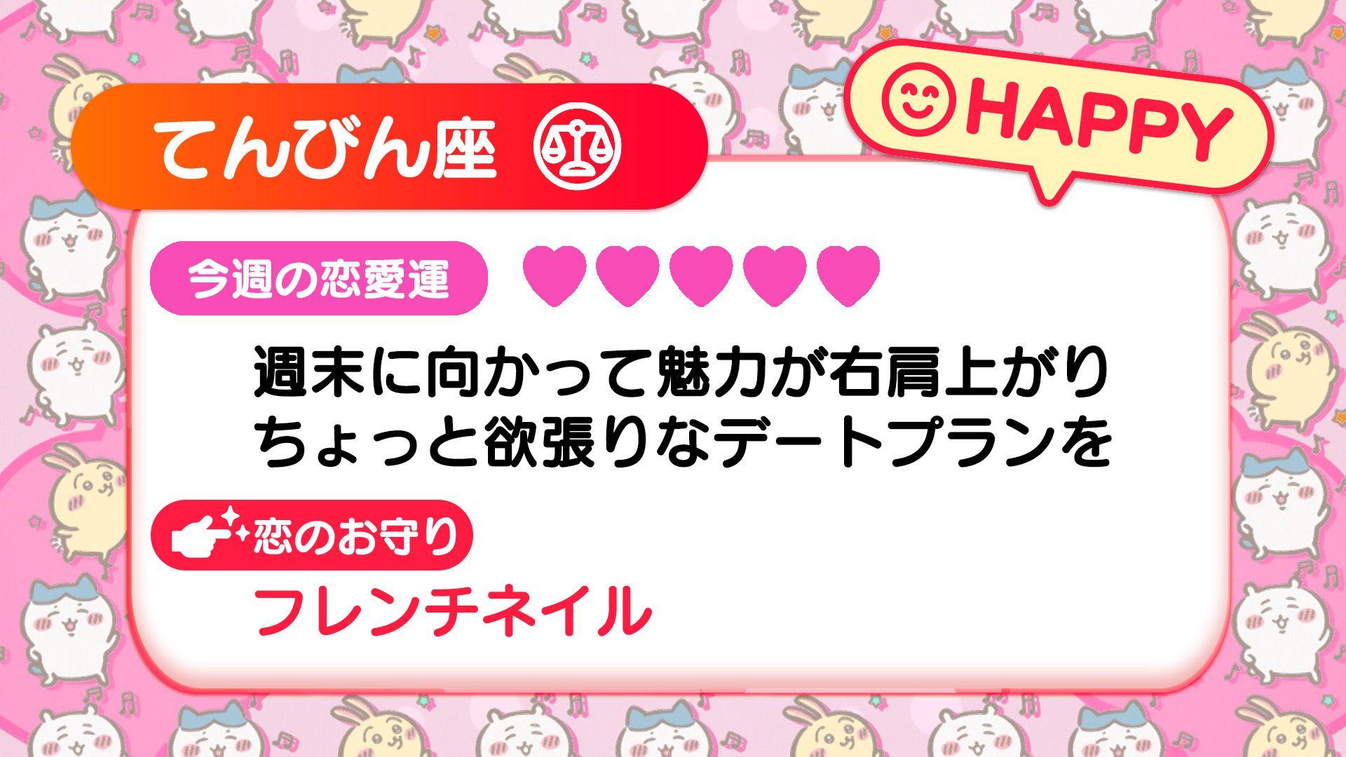 週刊ちいかわ恋占い　2024年2月4日(日)～10日(土)