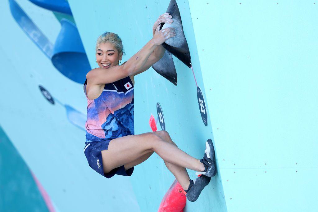 ゲッティパリ五輪　スポーツクライミング野中選手