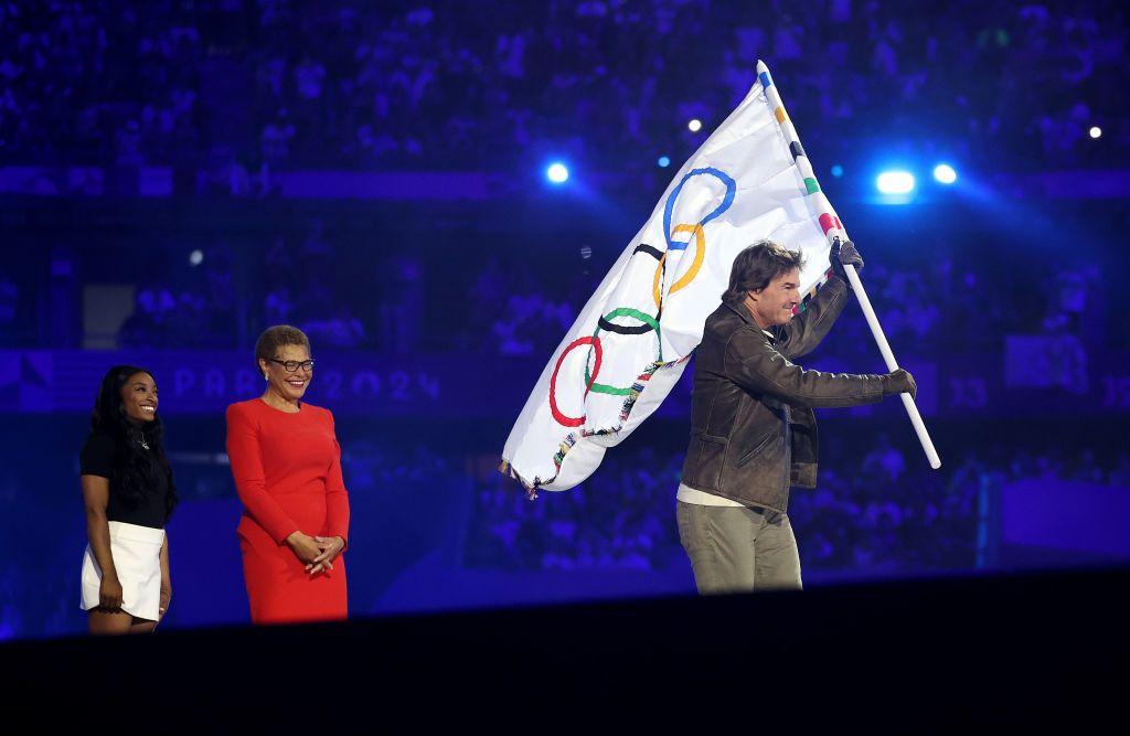 ゲッティパリ五輪 閉会式トム・クルーズ