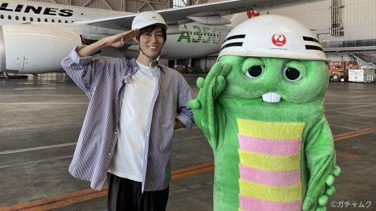 阿部亮平 SDGs第8弾は航空業界を取材！ガチャピンとスタジオ生報告