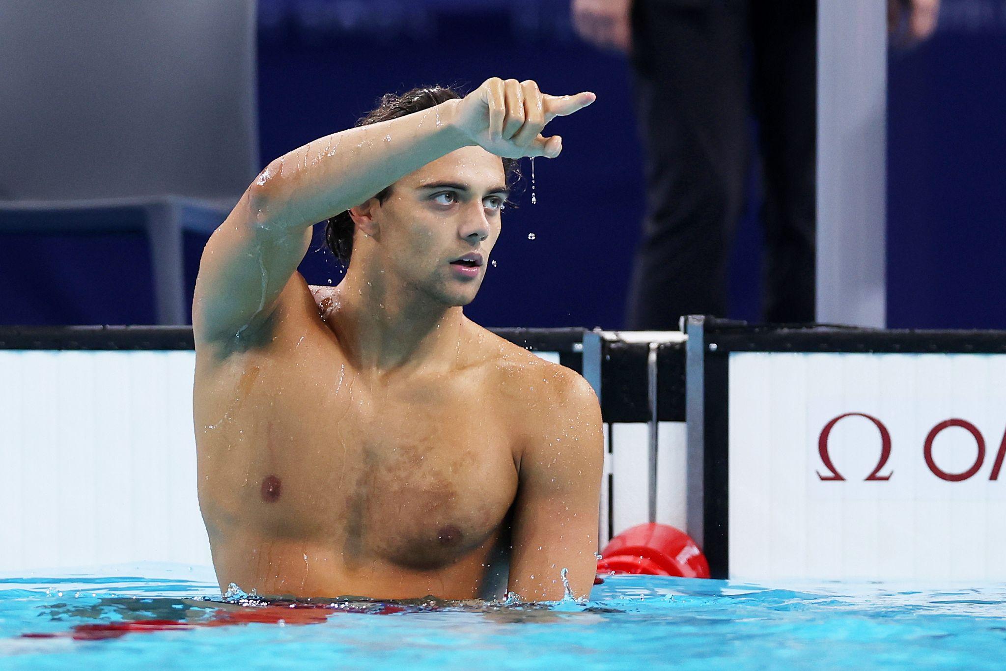 ゲッティパリ五輪射撃競泳イタリア代表トマス・チェコンGettyImages-2164262898