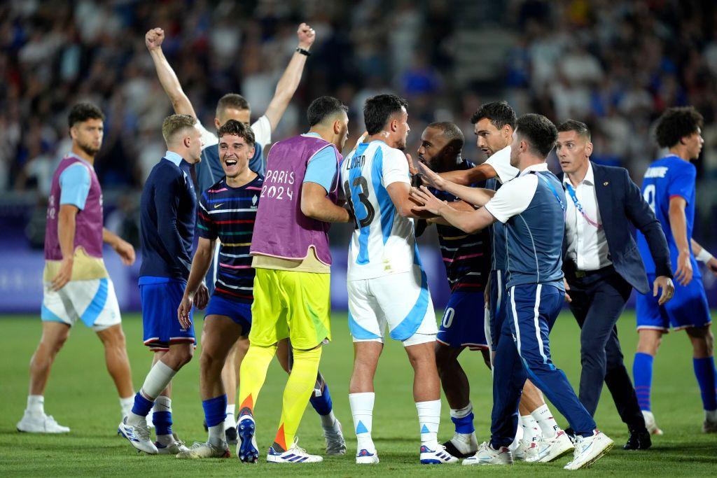 ゲッティパリ五輪 サッカーフランス対アルゼンチン４