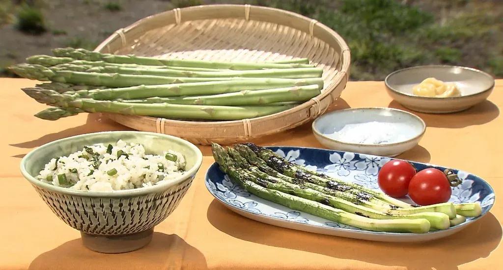 松岡修造「こんなに甘いアスパラ食べたことない」食欲をそそる春の味を満喫_bodies