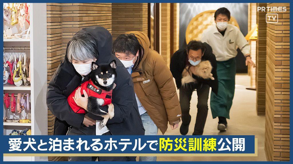 愛犬のためのホテルでリアルな防災訓練を実施　港区・芝消防署と連携　 