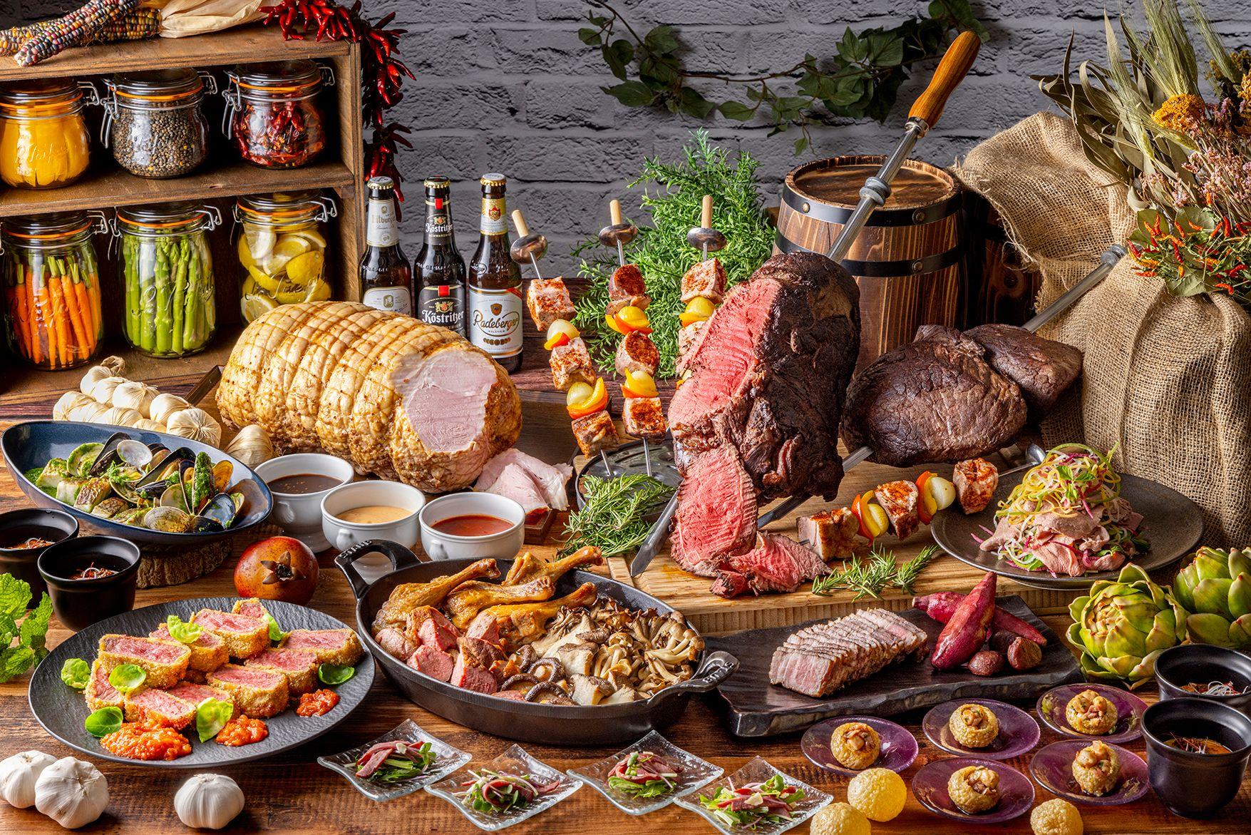 【ヒルトン東京お台場】ビーフシュラスコをはじめ、シシカバブやジャンボンホールなど旅するように世界のさまざまな肉料理を堪能！ランチ＆ディナービュッフェ　「World Meat Festival」を開催