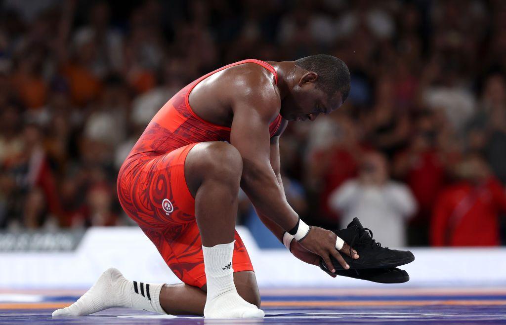 ゲッティパリ五輪レスリング５連覇引退ミハス・ロペスGettyImages-2165581930