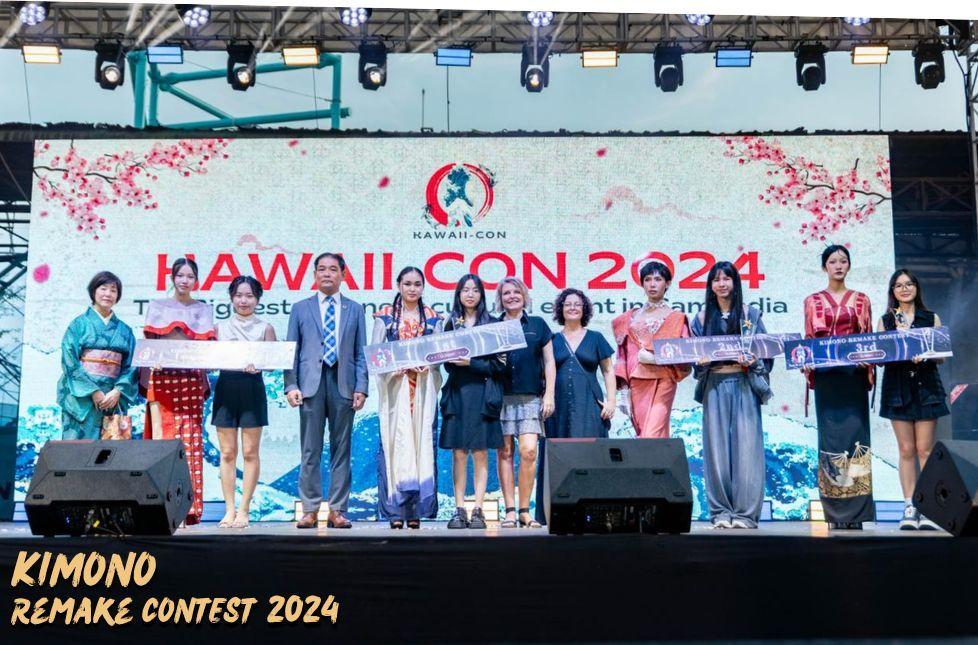 カンボジア×日本：KAWAII-CON 2024 リサイクル着物リメイクコンテストが大盛況