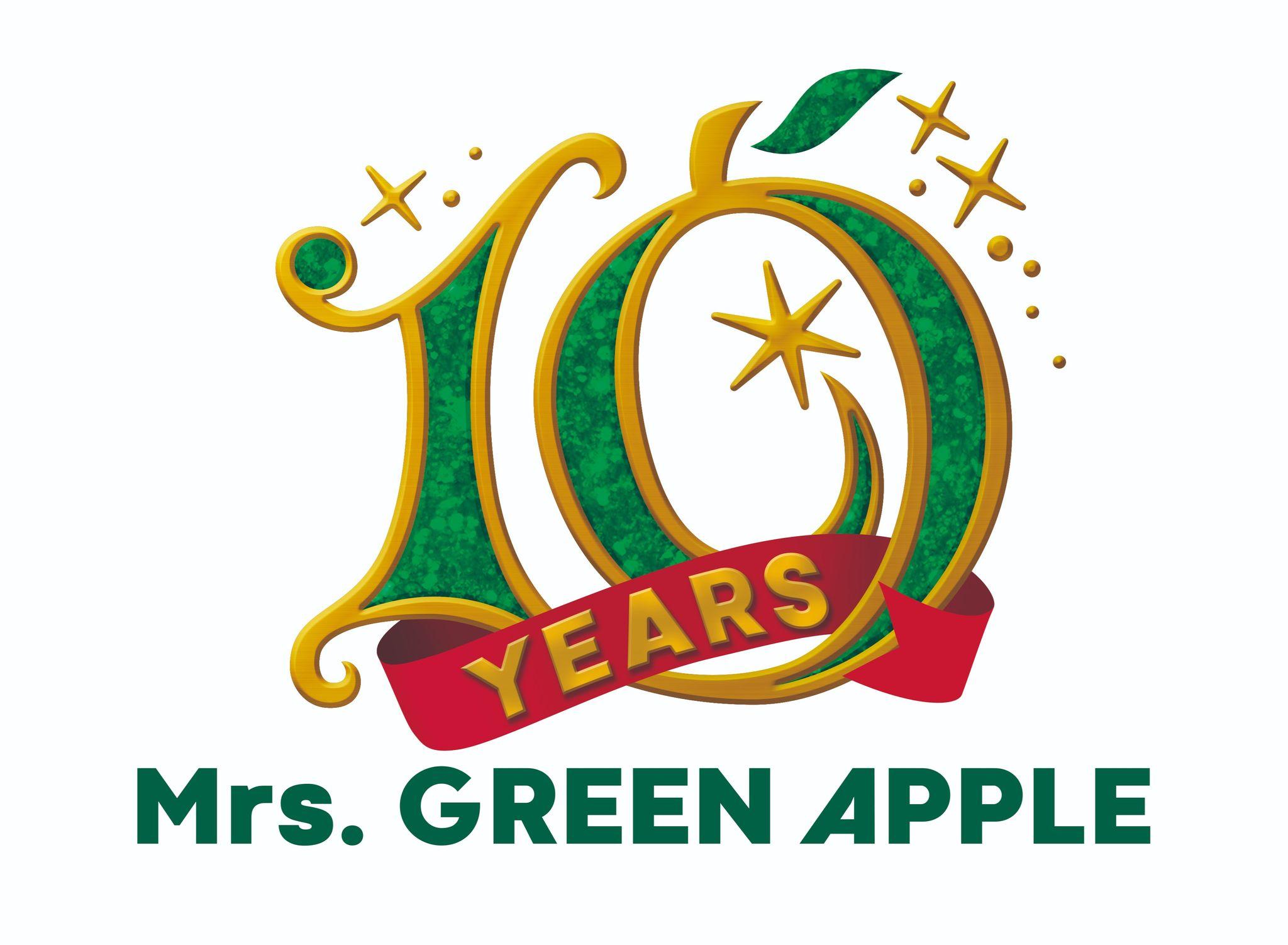 Mrs. GREEN APPLE デビュー10周年企画 記者発表　MGA MAGICAL 10 YEARS LOGO