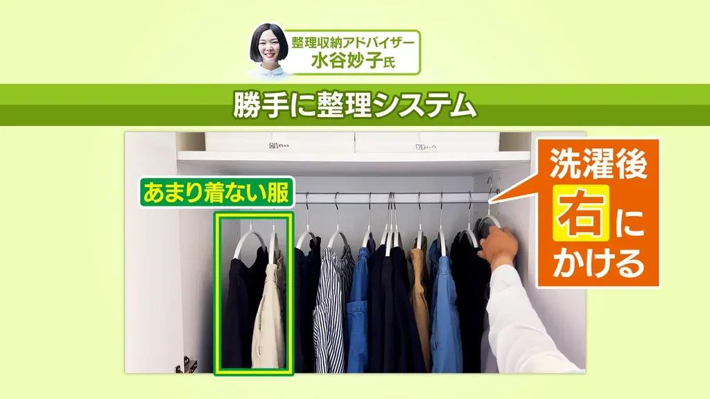 クローゼットに洗濯物を戻すときは右から…捨てるべき洋服を自動的に見分ける！_bodies