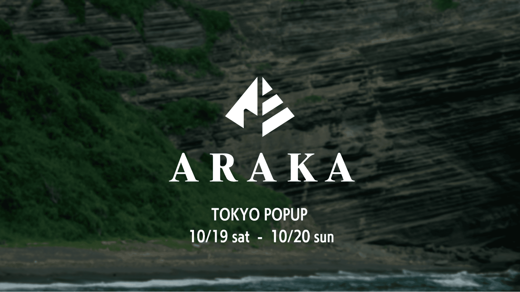 「釣りよかでしょう。」プロデュースブランド「ARAKA」 初の単独POP UPイベント開催決定！