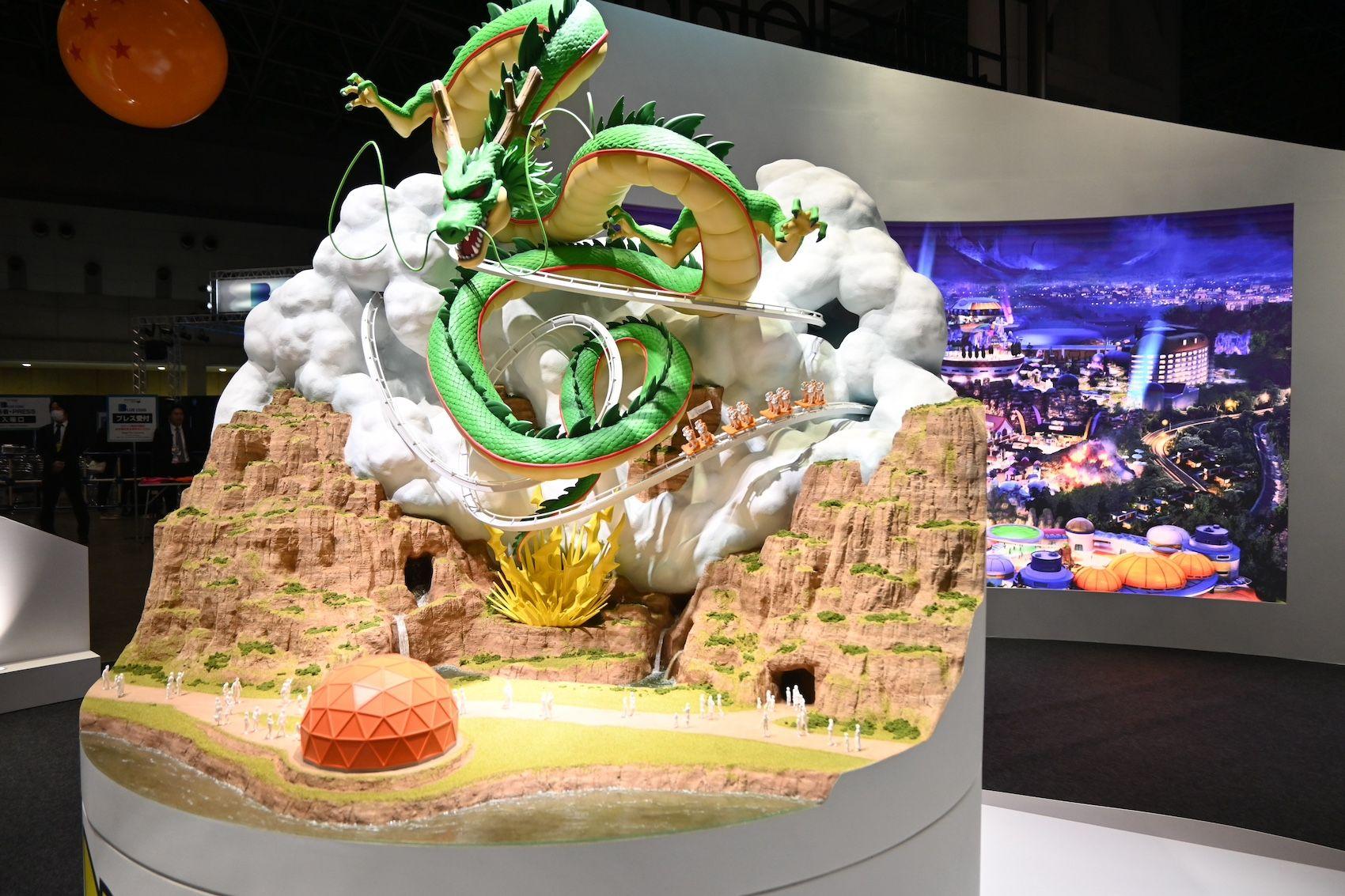 『ドラゴンボール』テーマパークのイメージ映像と模型