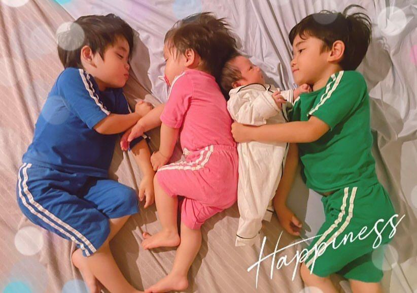 平愛梨　かわいすぎる子どもたちの寝相ショットを公開　おそろいのパジャマ姿にファンからは「かわいいの渋滞」